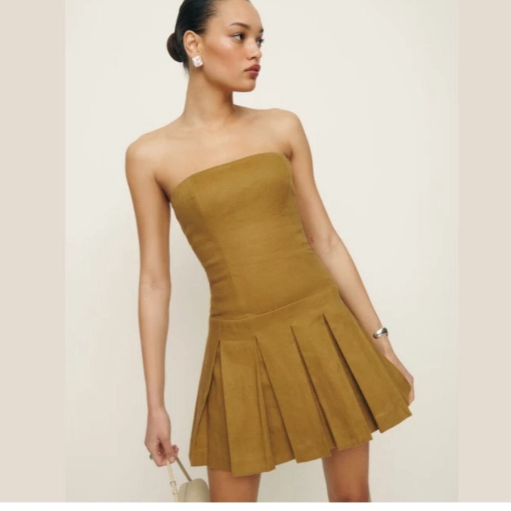 Reformation isabeli linen dress